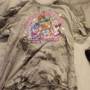 Hot Topic Gray Tie-Dye Freddy Fazbear's T-Shirt